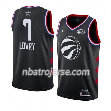 Män Toronto Raptors Tröja Kyle Lowry 7 2019 All-Star Jordan Brand Svart Swingman